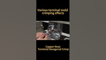 Varisous terminal mold crimping effects #yhdfa #foryou #automation