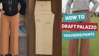 How To Draft Palazzo Trousers