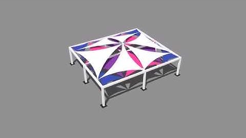 Horizon Shade Structure by Stretch Shapes  • stretchshapes.net