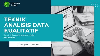 Analisis Data Kualitatif - Miles and Huberman Model
