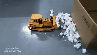 Unboxing and test double E caterpillar/bedozer