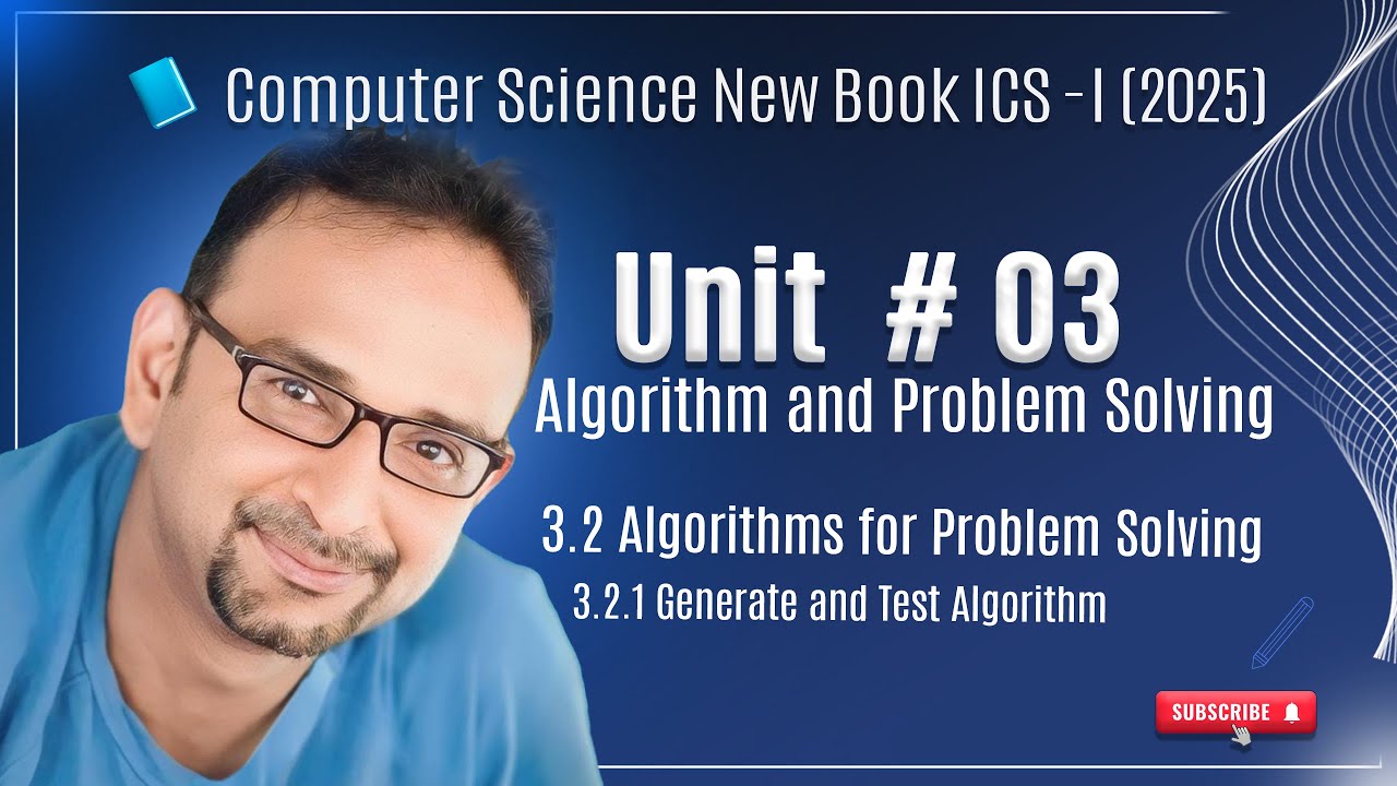 Class 11 ICS Computer Science 2025 | Algorithms for Problem Solving ...