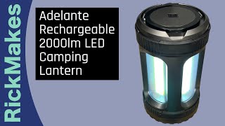 Adelante Rechargeable 2000lm LED Camping Lantern