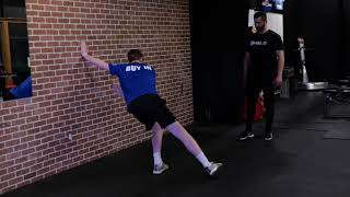WALL DRILL CROSSOVER; Movement Skill