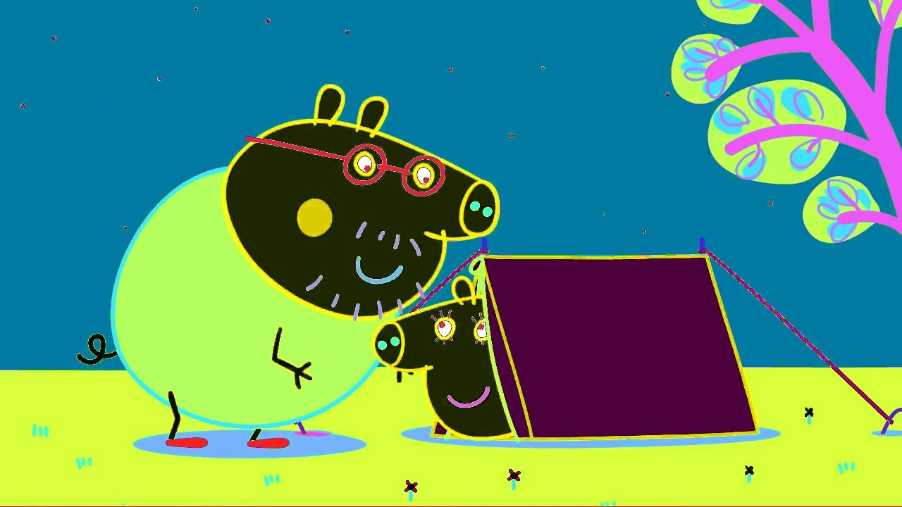 Daddy, You're Too Big For The Tent! - Peppa Pig (Sponsored by: Gamavision Csupo Effects)