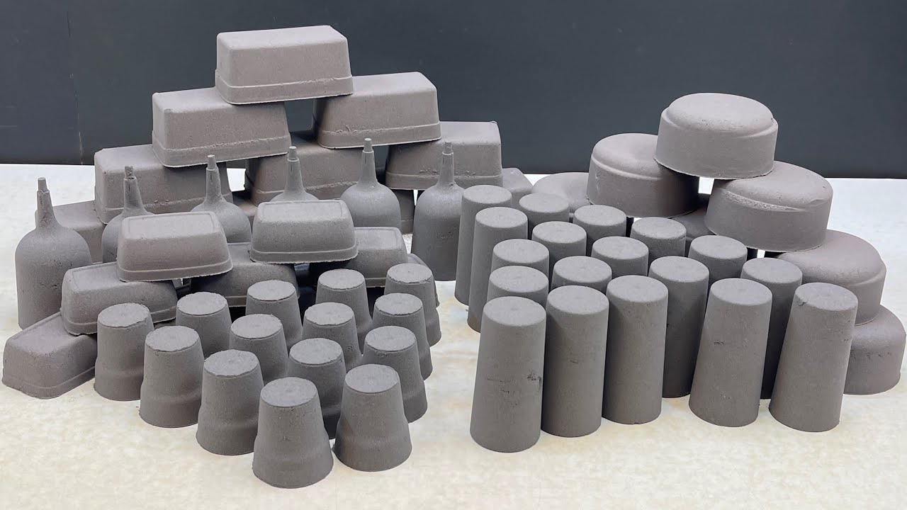 Crushing pure black baking soda