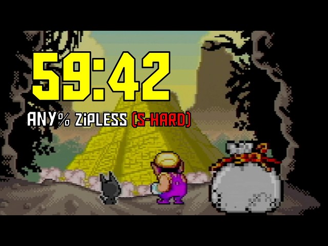 RTA】ワリオランドアドバンス「Any% Zipless (S-Hard)」59:42 - YouTube