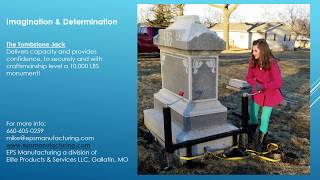 Easy to use MONUMENT LEVELER | Tombstone Jack 3