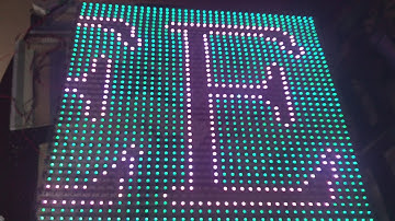 WS2801 LED Display DIY 30mm (1634 pixels)