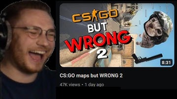 ohnepixel Reacts to "CS:GO maps but WRONG 2" By Goldec