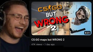 ohnepixel Reacts to "CS:GO maps but WRONG 2" By Goldec