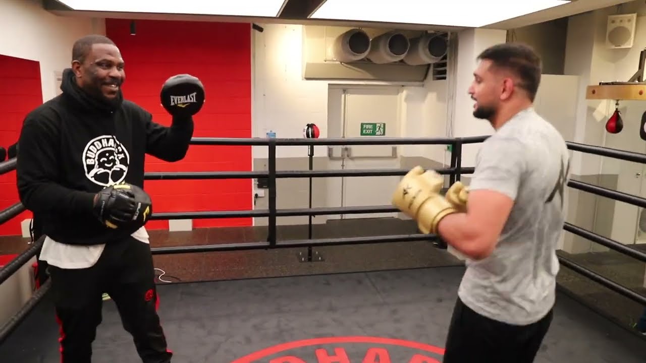 FYT CLUB EP1 W/ AMIR KHAN (Part 1) Legendary Boxer Training, Hitting