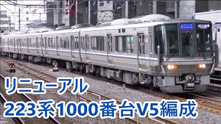 【JR西日本】223系1000番台リニューアル車V5編成　＠京都駅