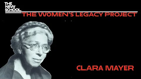 Clara Mayer: An Overlooked Pillar of The New Schoo...