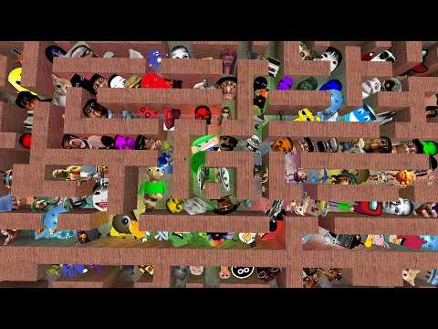 GMOD Escape from Too much nextbots Garry's mod EP.17 | 1080p | 60FPS #nextbots