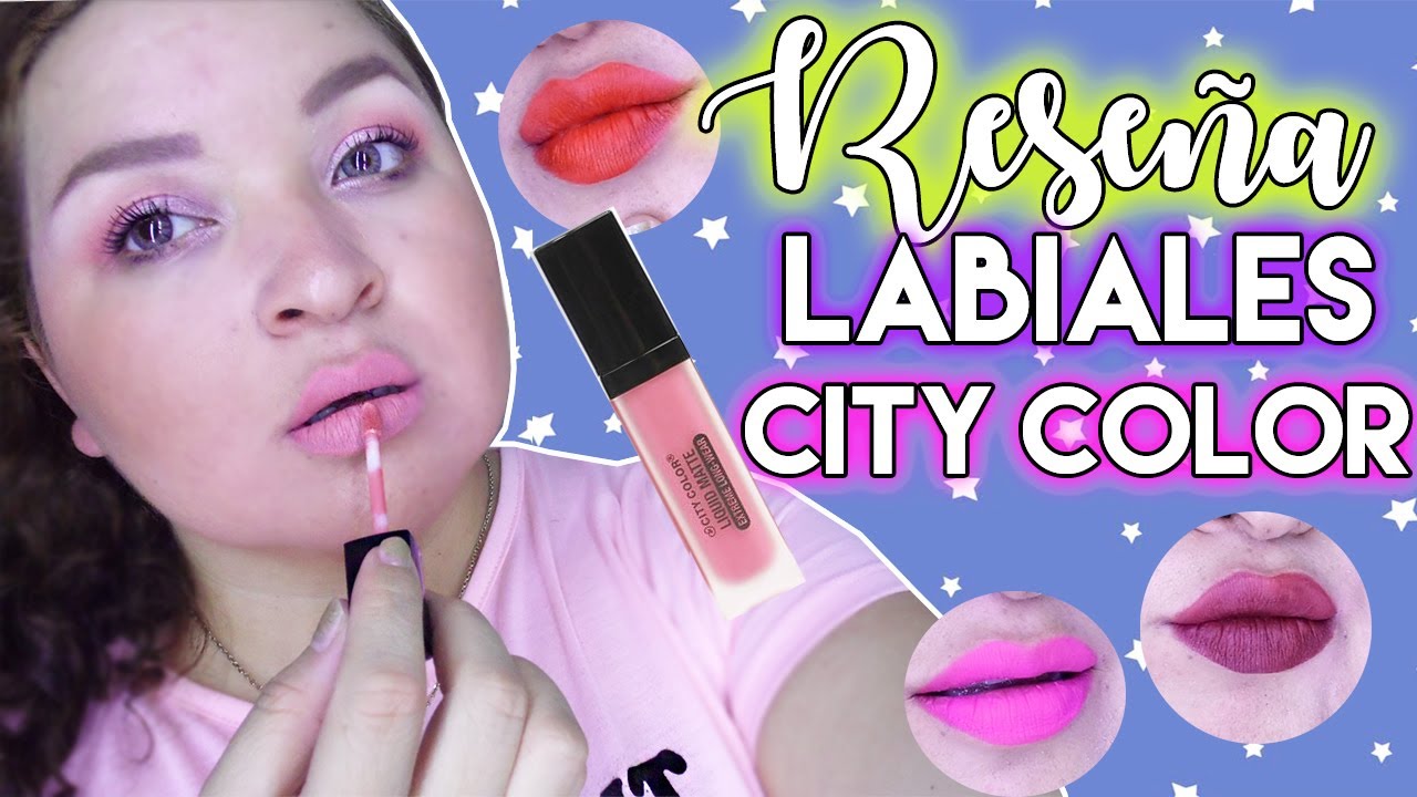 RESEÑA labiales CITY COLOR liquid matte ♥ larga duración extrema