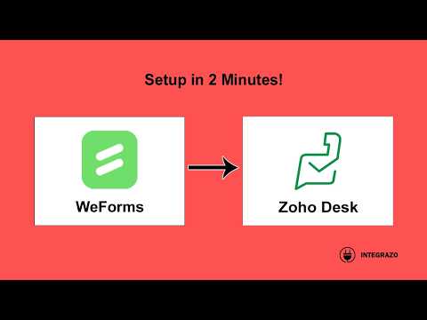 WeForms to Zoho Desk Integration (Free Plugin) | Integrazo Automator