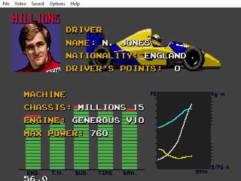 Ayrton Senna's Super Monaco GP II - All Drivers and Teams