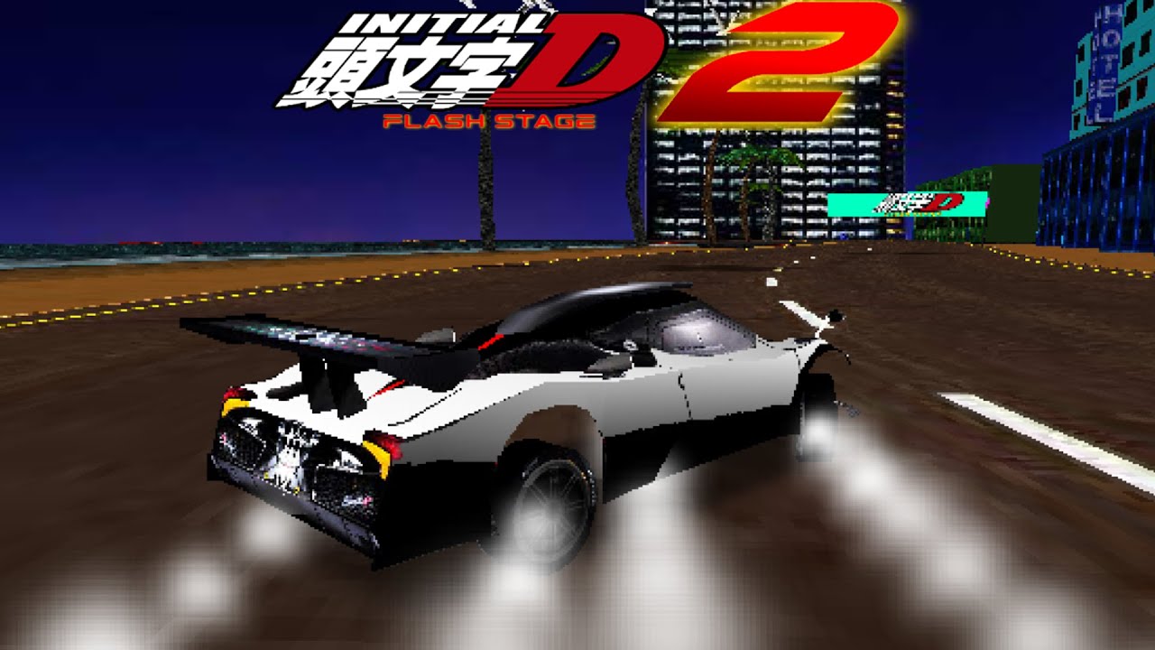 Initial D Flash Stage 2 Gameplay (Super Drift 4 MOD)