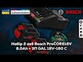 Набір 2 акумулятора Bosch ProCORE18V 8.0Ah + ЗП GAL 18V-160 C