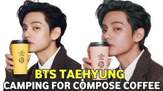 BTS Taehyung New campaign For COMPOSE COFFEE BTS V Officially The New Model For COMPOSE COFFEE 2024