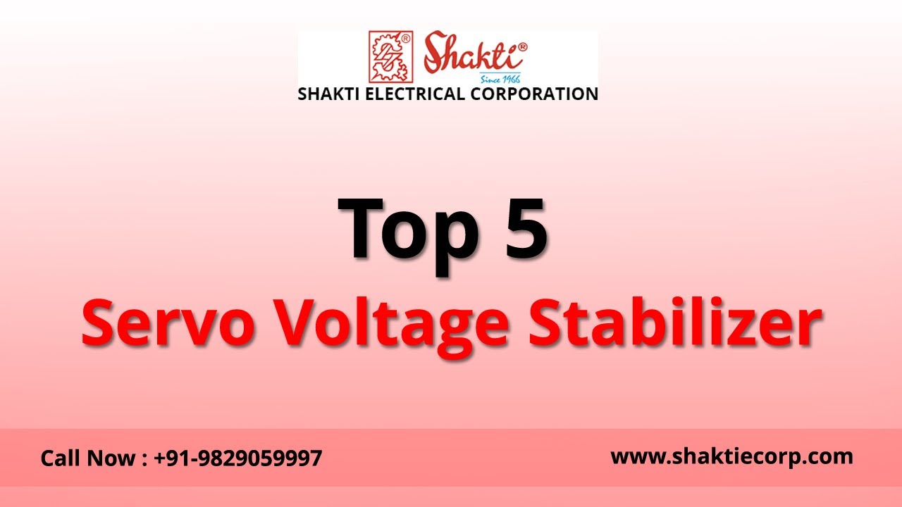 Top 5 Servo Voltage Stabilizer/ Regulators | Domestic and Industrial Use