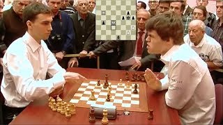 SHOCKING TOUCH MOVE BLUNDER! MAGNUS CARLSEN LOSES TO BORIS SAVCHENKO | WORLD BLITZ CHAMPIONSHIP 2010 screenshot 5