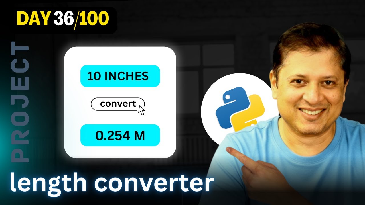 Python GUI Project — Build a Length Converter App Using Tkinter - YouTube