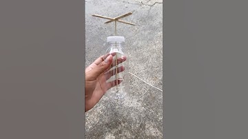 Làm quạt bằng que kem - How to make Plastic Bottle Hand Fan #shortvideo #handfan #trochoituoitho