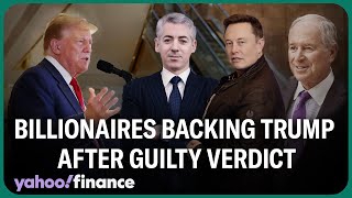 Billionaires Musk Ackman Schwarzman Speak Out For Trump