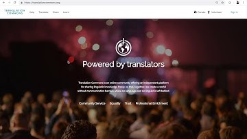 Translation Commons Sign-up video