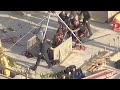 Construction worker survives 30- to 40-foot fall into hole