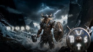 Viking God of the Sea & the Oceans Njörðr –  (Nordic Rune Version)