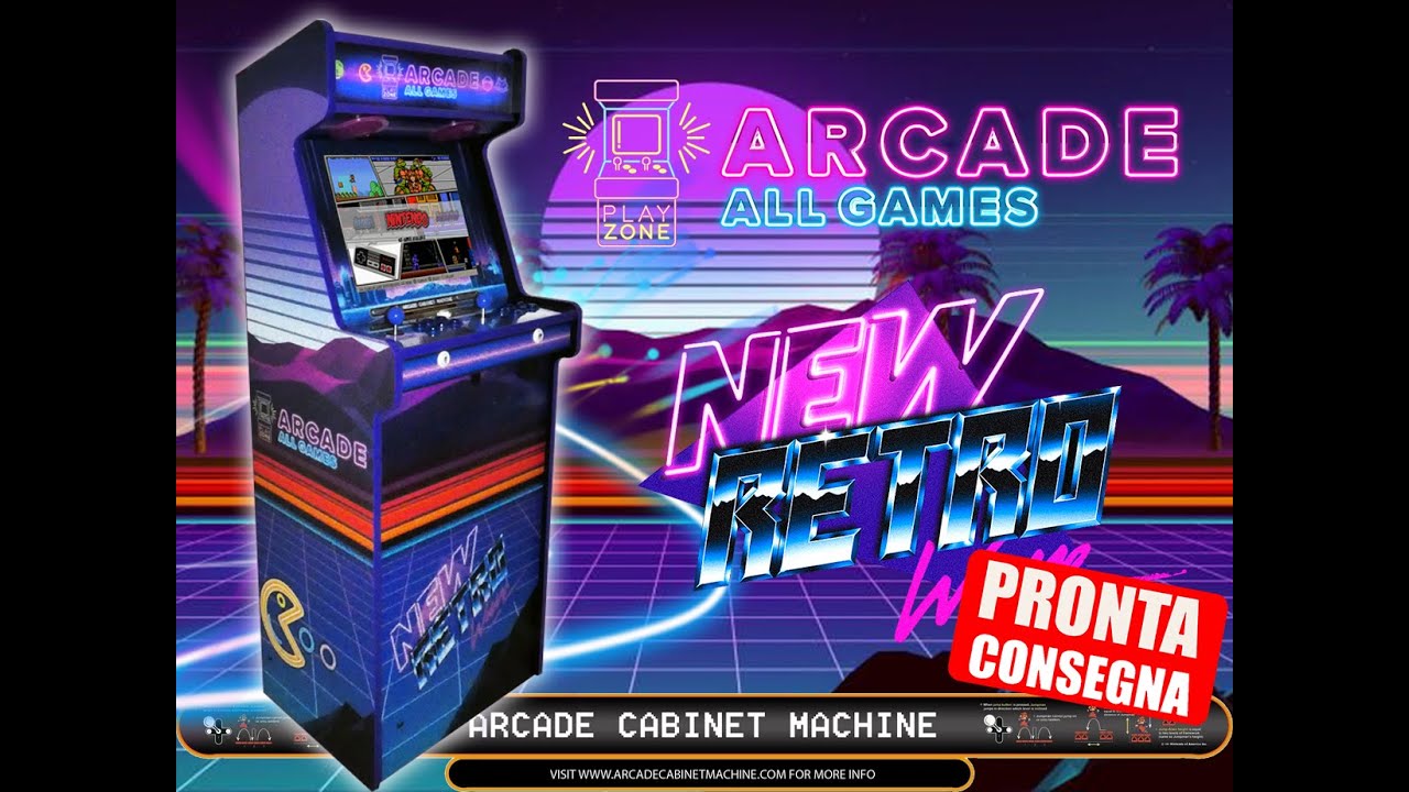 Macchina Arcade Stile Tavolo da Cocktail con 60 Videogiochi