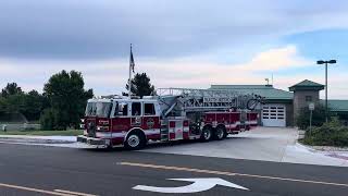 South Metro Fire & Rescue Reserve Tower 45 Responding