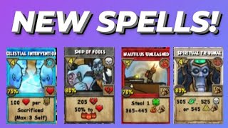 Wizard101 New Celestian Lore Spells