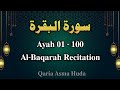 Surah albaqarah recitation  ayah 01100  albaqarah 100 ayah qaria asma huda part 13