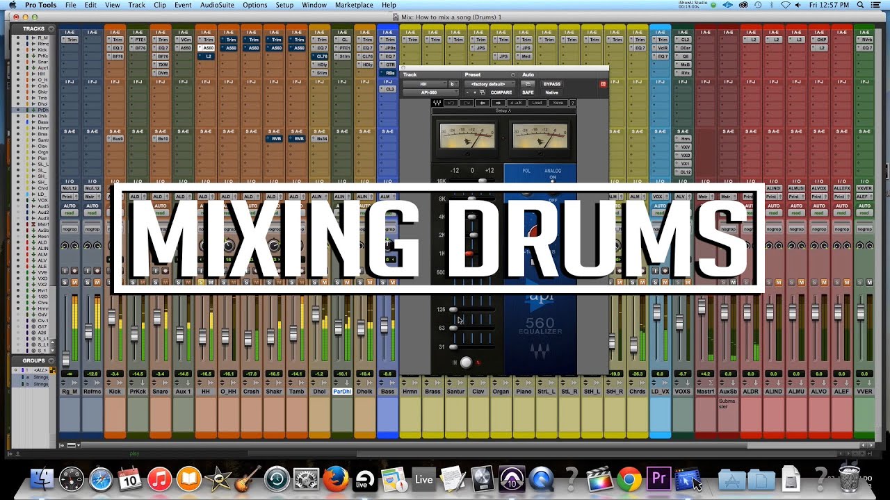 How to mix a Punjabi song Mixing drums [Pro Tools] YouTube