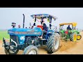 New #sonalika euro 60 || Vs #john Deere || खतरनाक टोचन amezing video 