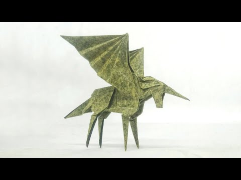Origami pegasus by Pham Hoang Tuan