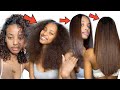 HOW I STRAIGHTEN MY HAIR! EASY CURLY TO STRAIGHT
