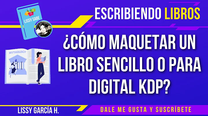 Maquetar tu libro para KDP, libro digital Ebook y ...