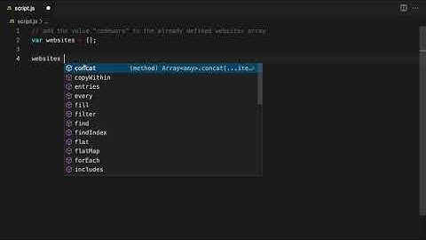 Basic Training: Add item to an Array