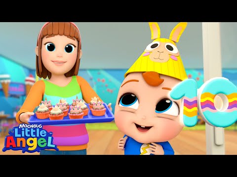 How Many Easter Cupcakes Can You Spot? 🧁👀  | Fun Sing Along Songs by @LittleAngel Playtime