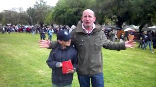 Easter pot smashing Corfu 2014 with KCTV