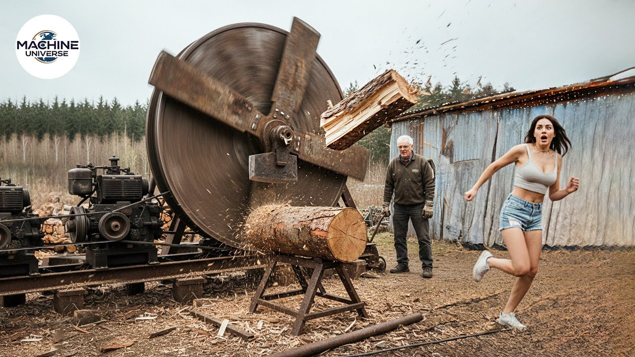 25 Jaw-Dropping Firewood Processors in Action | Dangerous Homemade Wood Cutting Machines #6