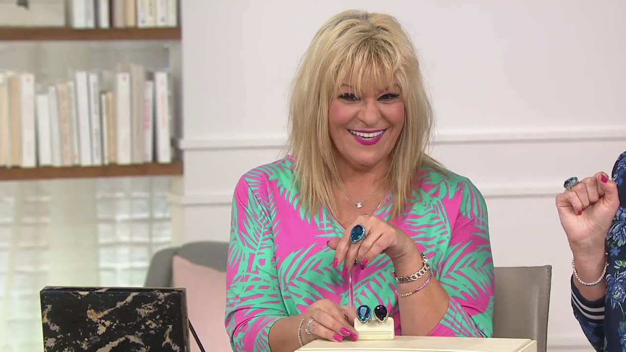 Diamonique 27.63 cttw "The Antonella" Ring, Sterling Silver on QVC