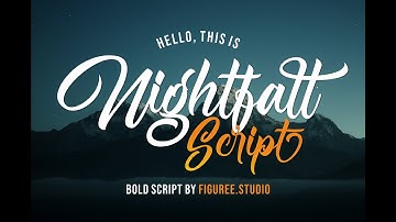 Nightfall Script Font