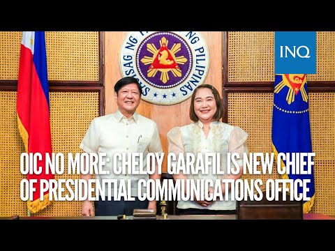 OIC no more: Cheloy Garafil is new chief of Presidential Communications Office
