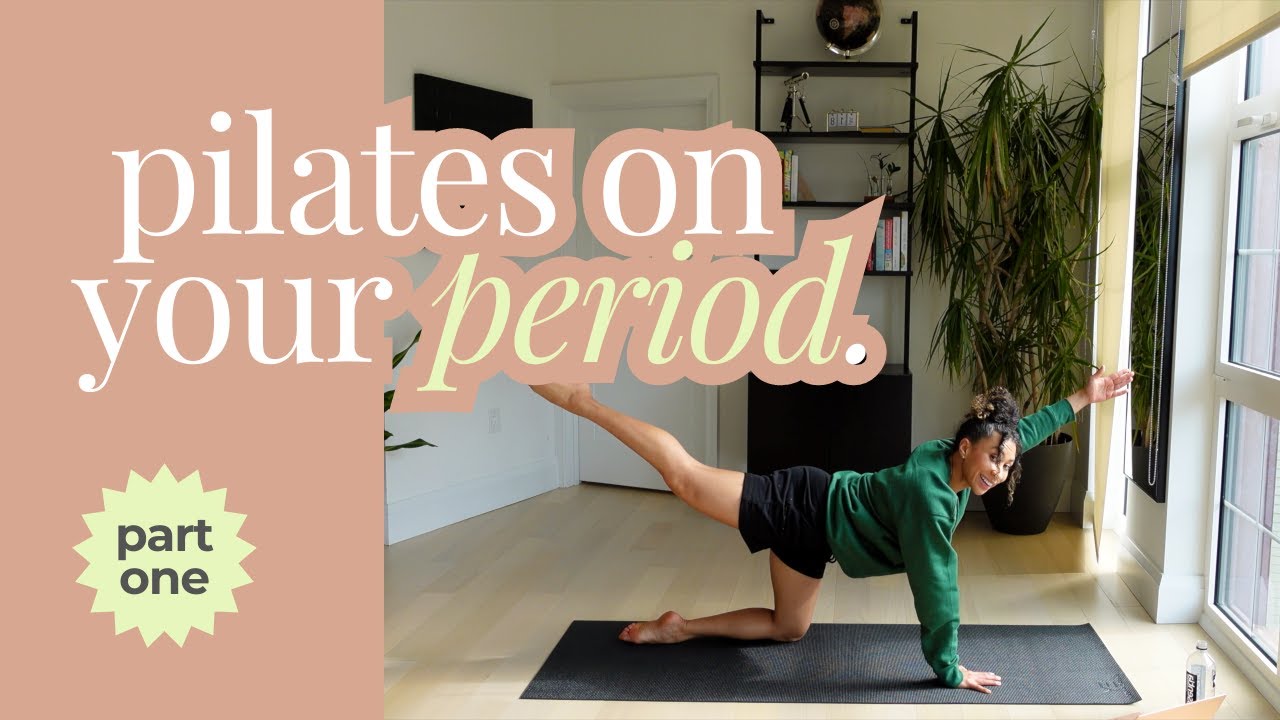 20-минутная программа пилатеса для облегчения симптомов менструации, таких как скованность, напря...